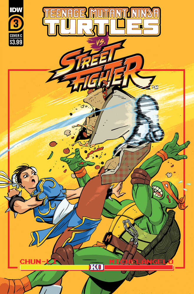 Teenage Mutant Ninja Turtles vs Street Fighter #3 (Of 5) Cover C Reilly | Odin's Place