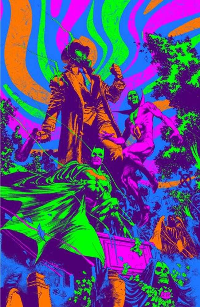 Knight Terrors #2 (Of 4) Cover D Ivan Reis Darkest Hour Neon Ink Card Stock Variant | Odin's Place