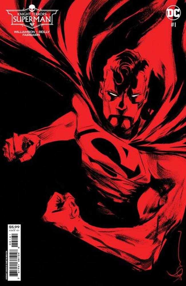 Knight Terrors Superman #1 (Of 2) Cover D Dustin Nguyen Midnight Card Stock Variant | Odin's Place