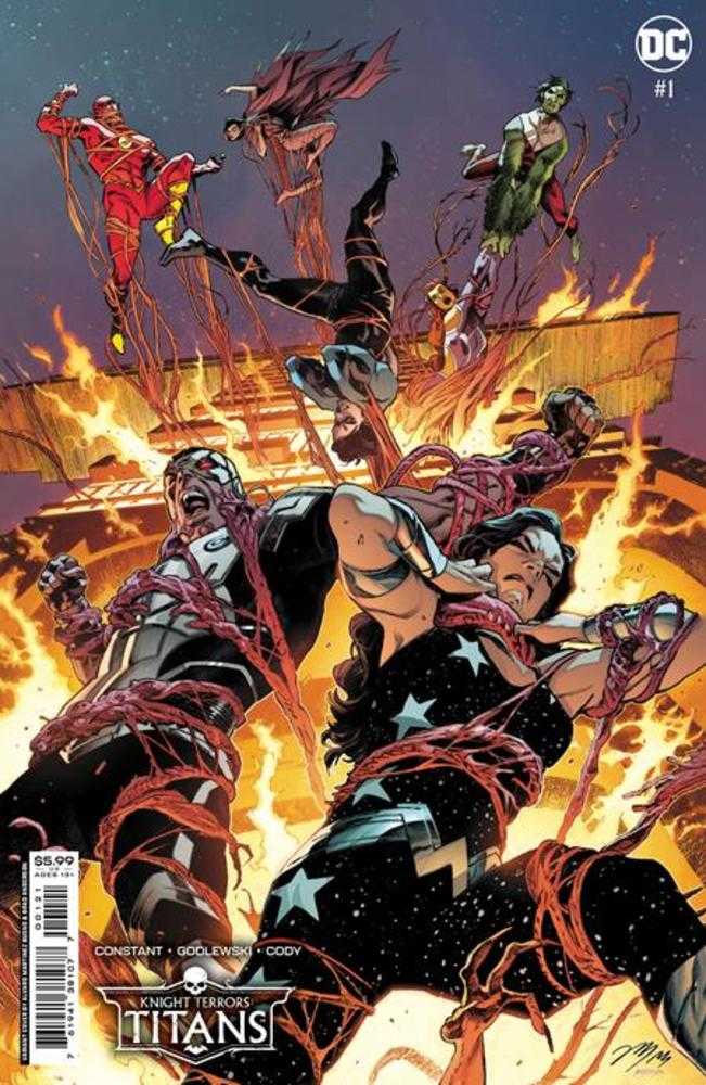 Knight Terrors Titans #1 (Of 2) Cover B Alvaro Martinez Bueno Card Stock Variant | Odin's Place