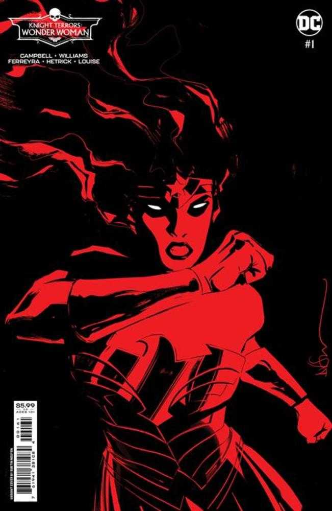 Knight Terrors Wonder Woman #1 (Of 2) Cover D Dustin Nguyen Midnight Card Stock Variant | Odin's Place