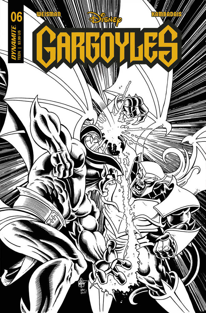 Gargoyles #6 Cover S 7 Copy Variant Edition Haeser Line Art | Odin's Place