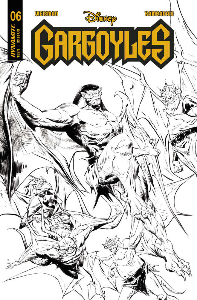 Gargoyles #6 Cover U 10 Copy Foc Variant Edition Lee Line Art | Odin's Place