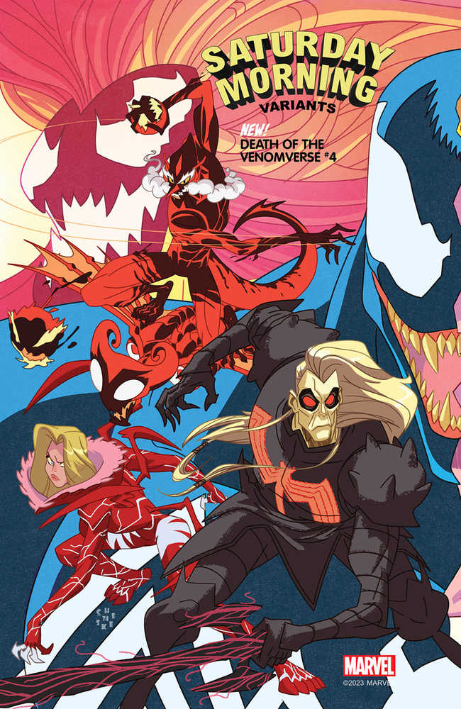 Death Of Venomverse #4 (Of 5) Galloway Saturday Morning Variant | Odin's Place