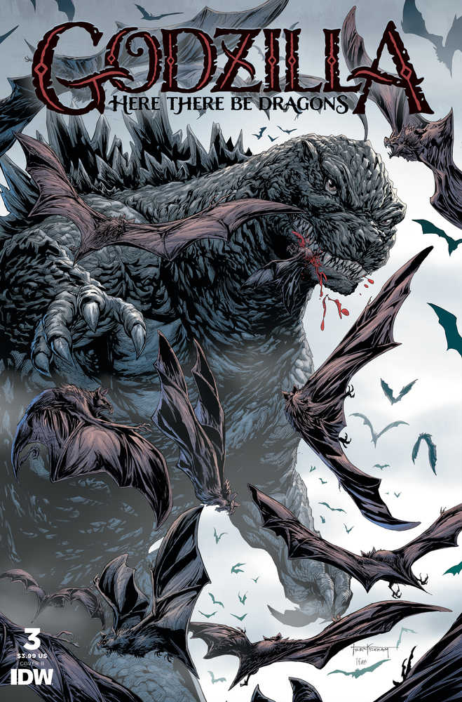 Godzilla Here There Be Dragons #3 Cover B Kirkham | Odin's Place