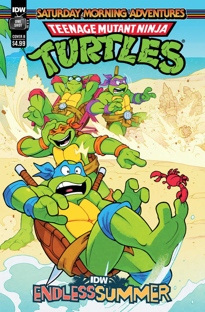 Idw Endless Summer--Teenage Mutant Ninja Turtles: Saturday Morning Adventures Variant B (Lawrence Connected Cover) | Odin's Place