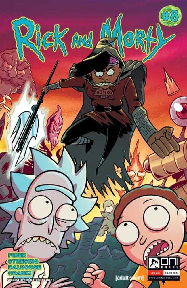 Rick And Morty #8 Cover A Fred C Stresing (Mature) | Odin's Place