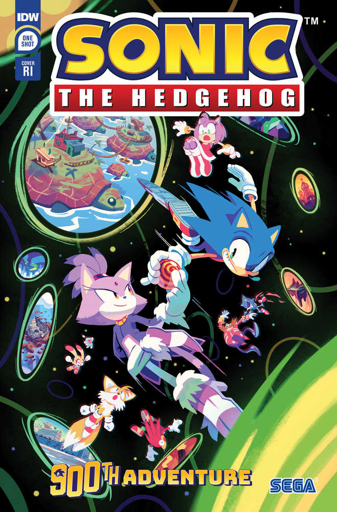 Sonic The Hedgehogs 900th Adventure Cover E 10 Fourdraine | Odin's Place