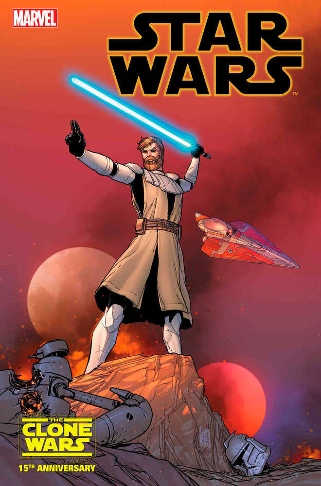 Star Wars 37 Giuseppe Camuncoli Obi-Wan Star Wars: Clone Wars 15th Anniversary Variant [Dd] | Odin's Place
