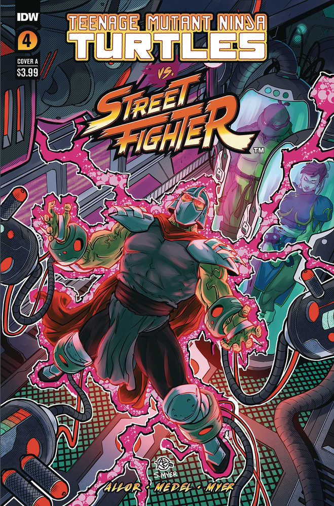 Teenage Mutant Ninja Turtles vs. Street Fighter #4 (Of 5) Cover A Medel | Odin's Place