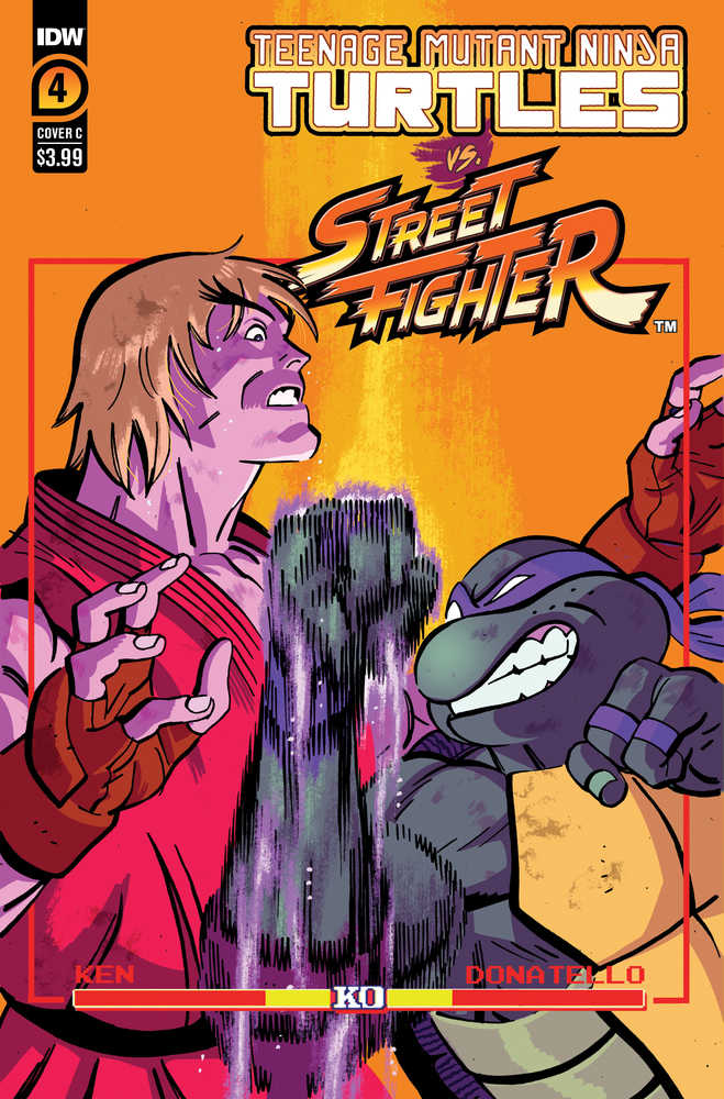 Teenage Mutant Ninja Turtles vs. Street Fighter #4 (Of 5) Cover C Reilly | Odin's Place