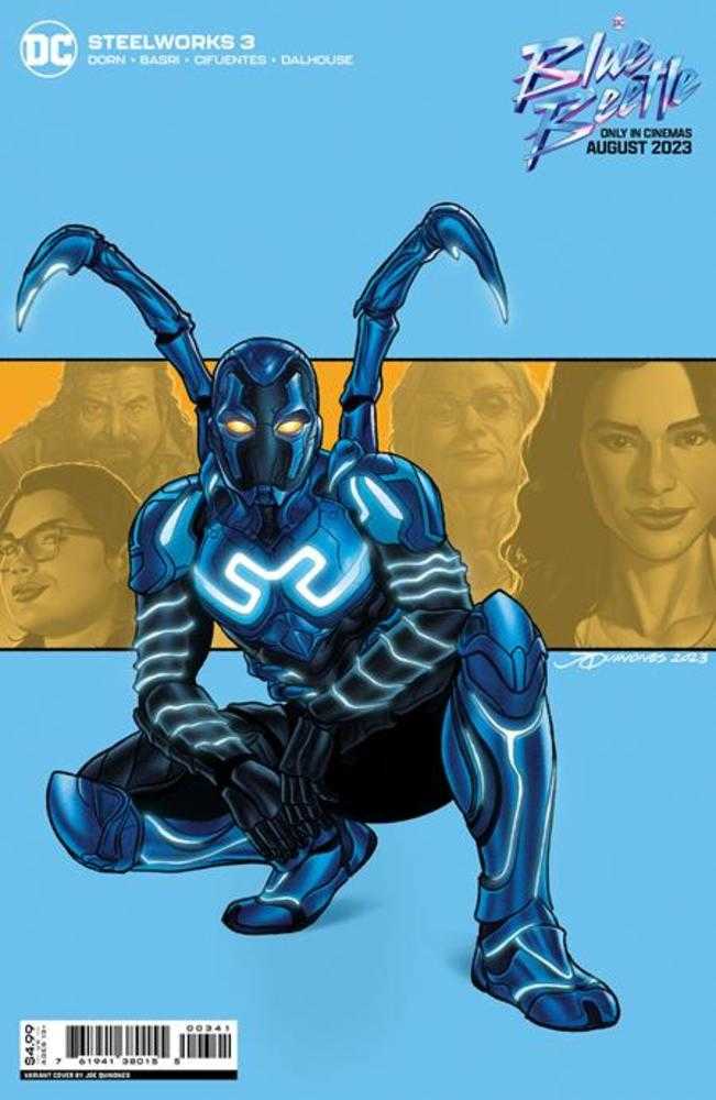 Steelworks #3 (Of 6) Cover C Joe Quinones Blue Beetle Movie Card Stock Variant | Odin's Place