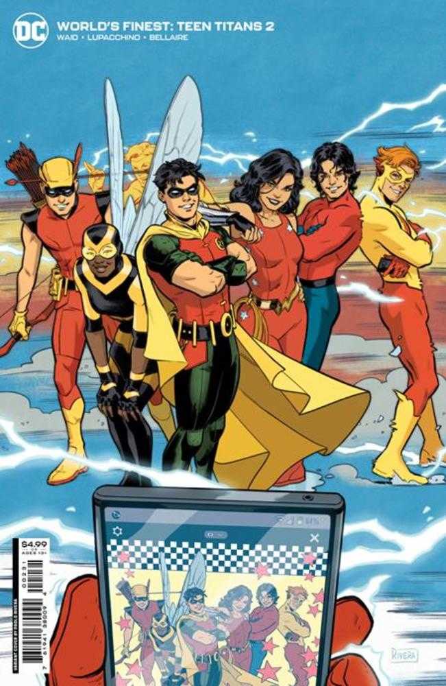 Worlds Finest Teen Titans #2 (Of 6) Cover C Paolo Rivera Card Stock Variant | Odin's Place