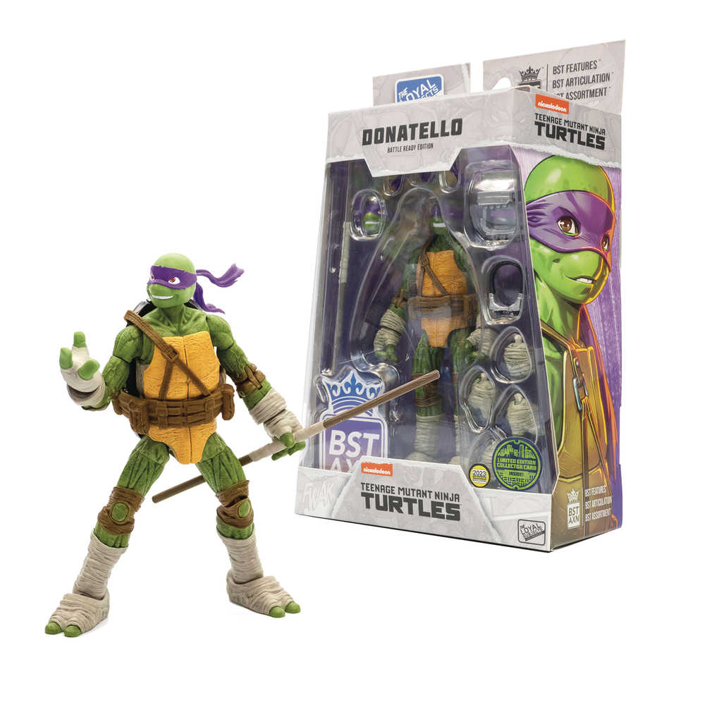 Sdcc 2023 Teenage Mutant Ninja Turtles Bst Axn Donatello Previews Exclusive Comic 5in Action Figure | Odin's Place