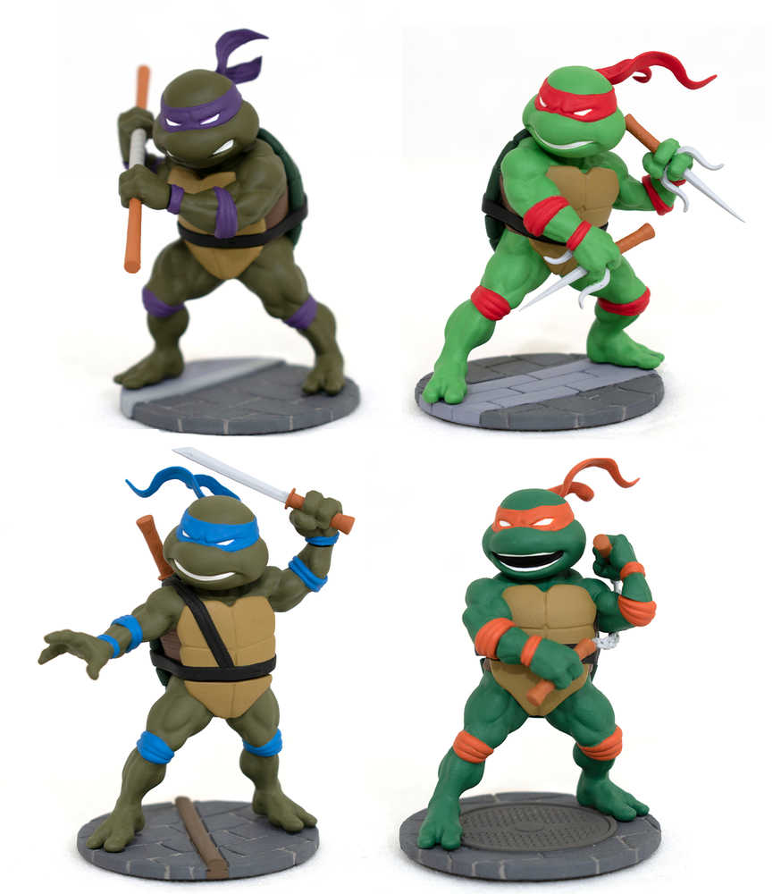 Sdcc 2023 Teenage Mutant Ninja Turtles Retro D-Formz Box Set | Odin's Place