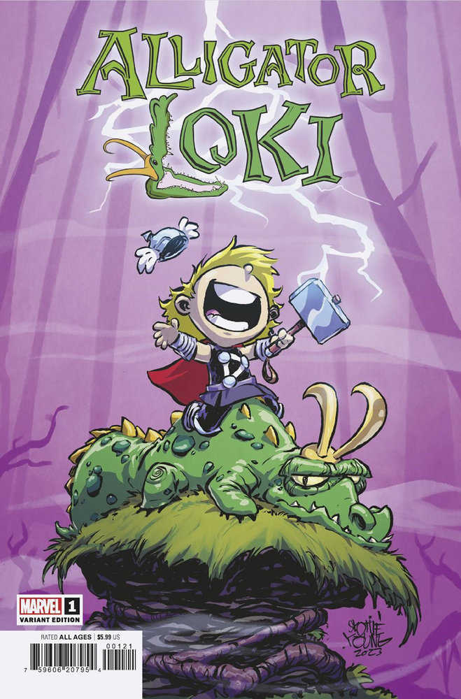 Alligator Loki 1 Skottie Young Variant | Odin's Place