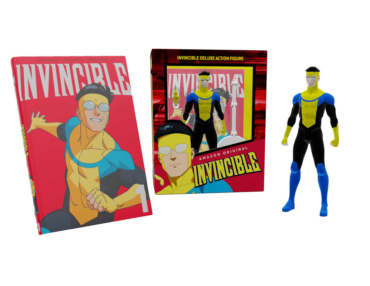 Invincible Book & Action Figure Set Previews Exclusive Exclusive | Odin's Place