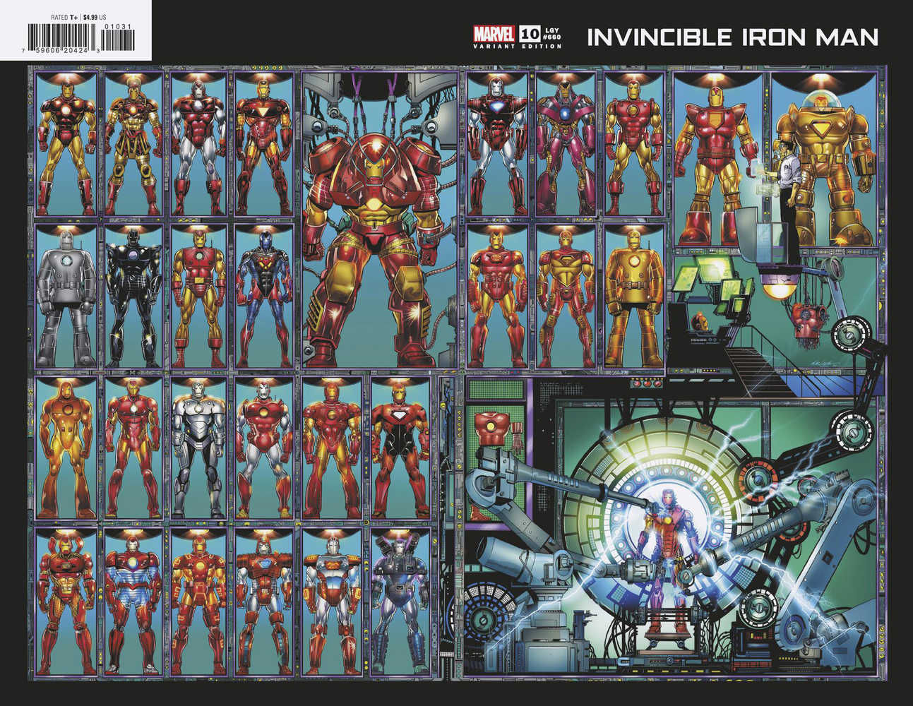 Invincible Iron Man #10 Bob Layton Wraparound Variant | Odin's Place