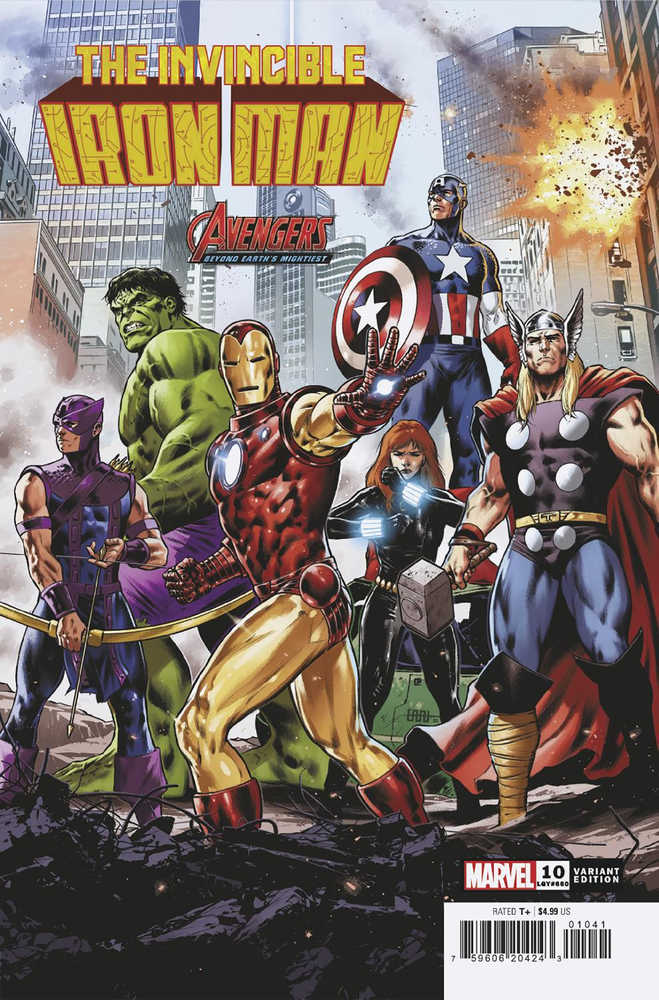 Invincible Iron Man #10 Cafu Avengers 60th Variant | Odin's Place