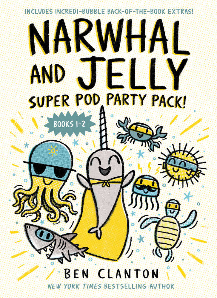 Narwhal And Jelly: Super Pod Party Pack! (Paperback Books 1 & 2) | Odin's Place