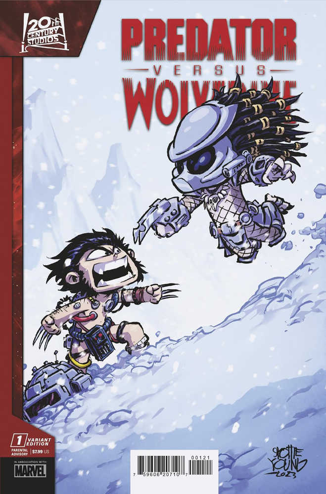 Predator vs Wolverine #1 Skottie Young Variant | Odin's Place