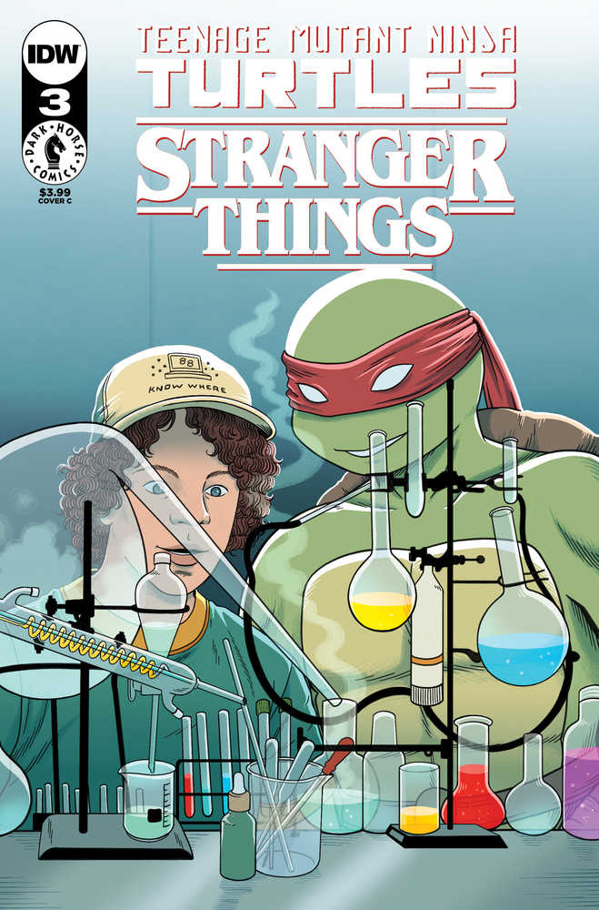 Teenage Mutant Ninja Turtles X Stranger Things #3 Cover C Woodall | Odin's Place