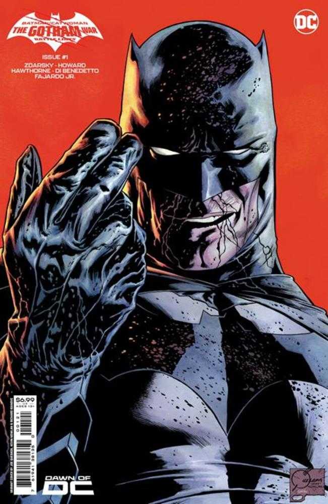Batman Catwoman The Gotham War Battle Lines #1 (One Shot) Cover B Joe Quesada Card Stock Variant | Odin's Place