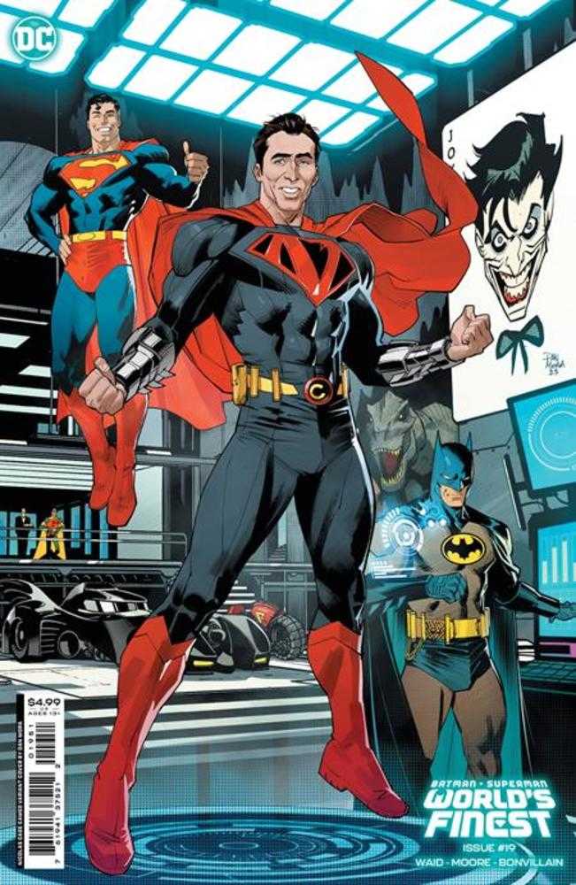 Batman Superman Worlds Finest #19 Cover C Dan Mora Nicolas Cage Super-Variant Card Stock Variant | Odin's Place