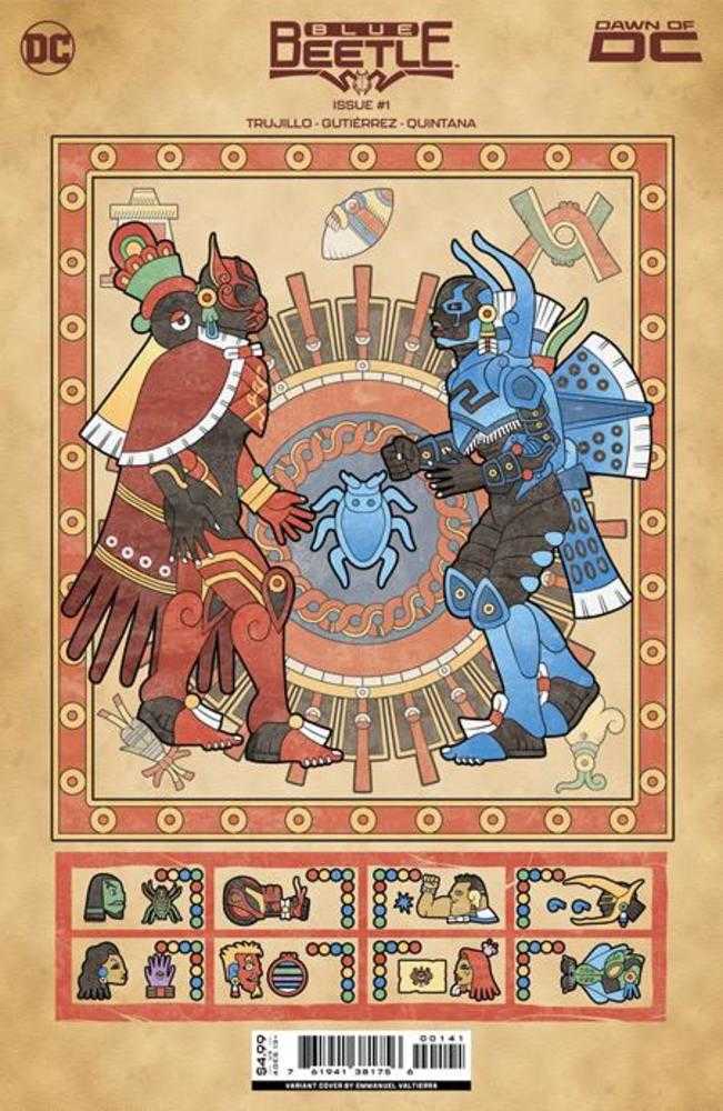 Blue Beetle #1 Cover C Emmanuel Valtierra Card Stock Variant | Odin's Place