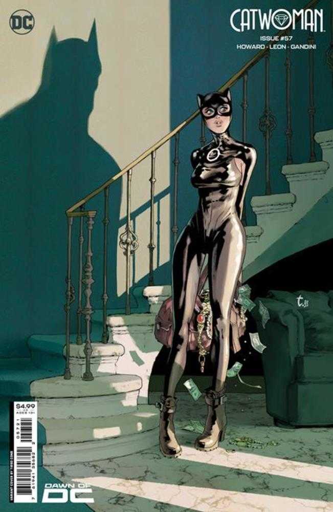 Catwoman #57 Cover B Tirso Cons Card Stock Variant (Batman Catwoman The Gotham War) | Odin's Place