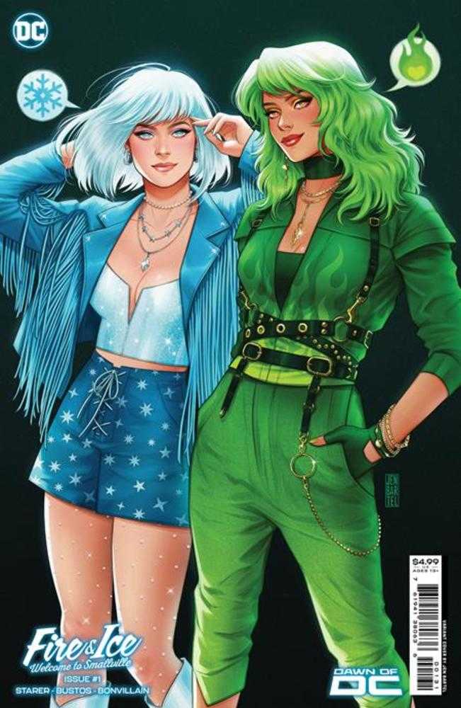 Fire & Ice Welcome To Smallville #1 (Of 6) Cover C Jen Bartel Card Stock Variant | Odin's Place