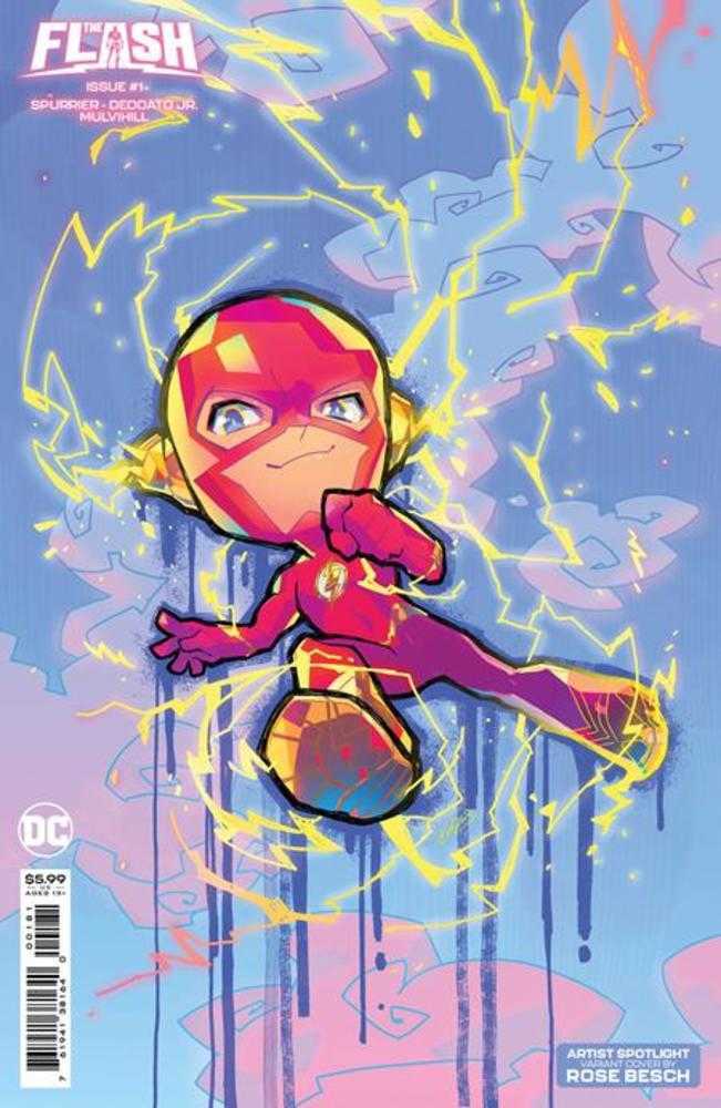 Flash #1 Cover D Rose Besch Creator Card Stock Variant | Odin's Place
