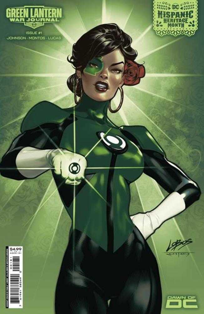 Green Lantern War Journal #1 Cover D Pablo Villalobos Hispanic Heritage Month Card Stock Variant | Odin's Place