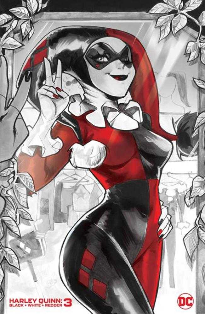 Harley Quinn Black White Redder #3 (Of 6) Cover B Mirka Andolfo Variant | Odin's Place