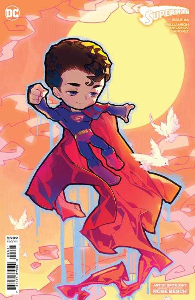 Superman #6 Cover D Rose Besch Creator Card Stock Variant | Odin's Place