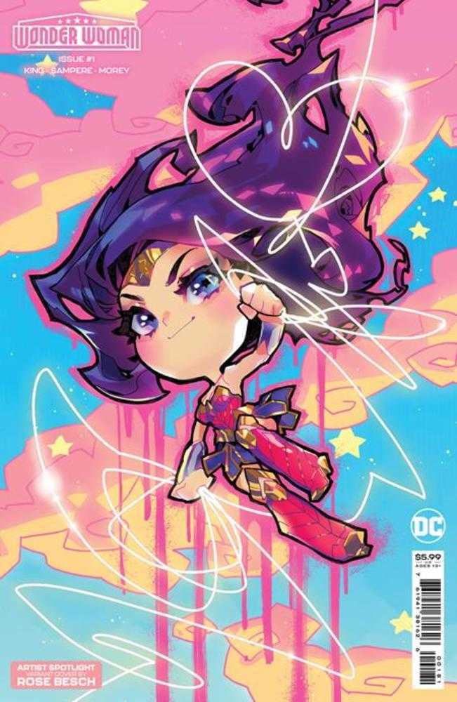 Wonder Woman #1 Cover D Rose Besch Creator Card Stock Variant | Odin's Place