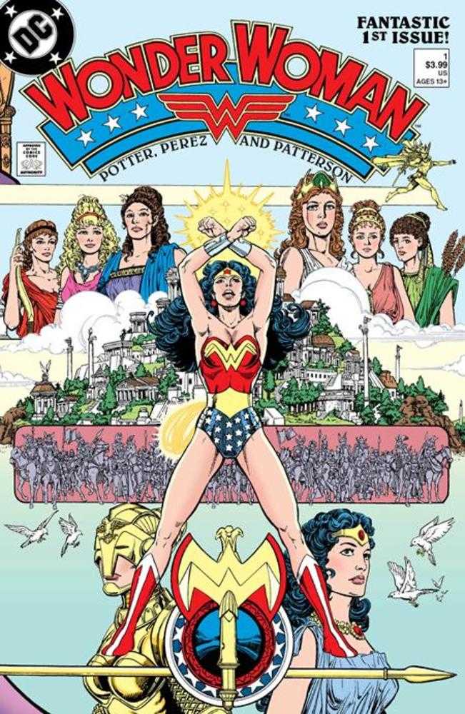 Wonder Woman (1987) #1 Facsimile Edition (2023 Edition) Cover A George Perez | Odin's Place