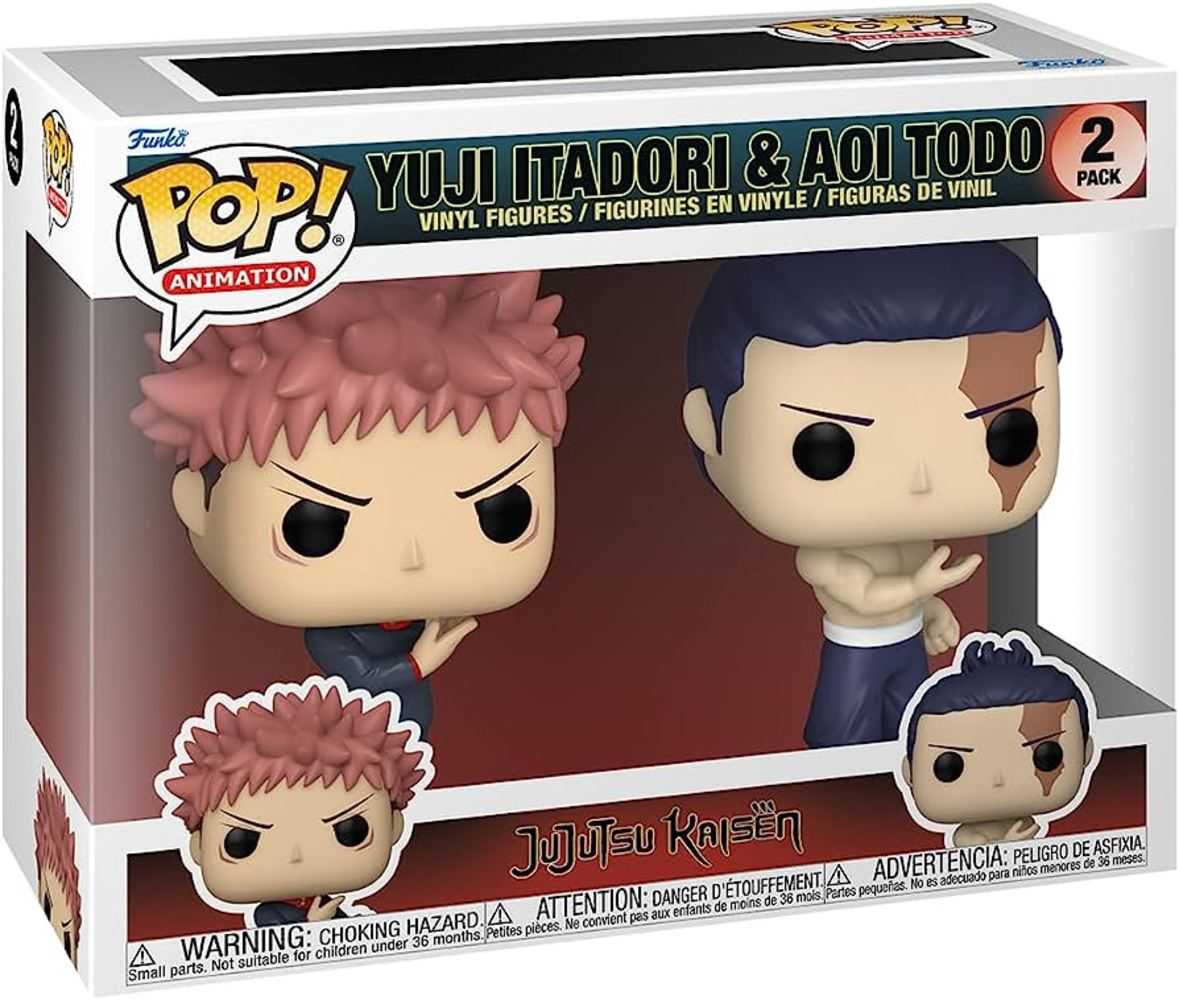 Funko Pop Animation Jujutsu Kaisen: Yuji Itadori & Aoi Todo 2 Pack | Odin's Place