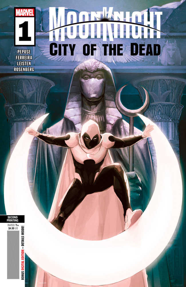 Moon Knight: City Of The Dead 1 Rod Reis 2nd Print Variant | Odin's Place