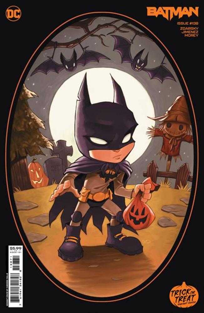 Batman #138 Cover F Chrissie Zullo Trick Or Treat Card Stock Variant (Batman Catwoman The Gotham War) | Odin's Place
