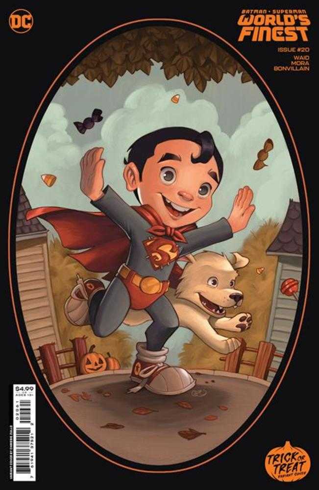 Batman Superman Worlds Finest #20 Cover F Chrissie Zullo Trick Or Treat Card Stock Variant | Odin's Place