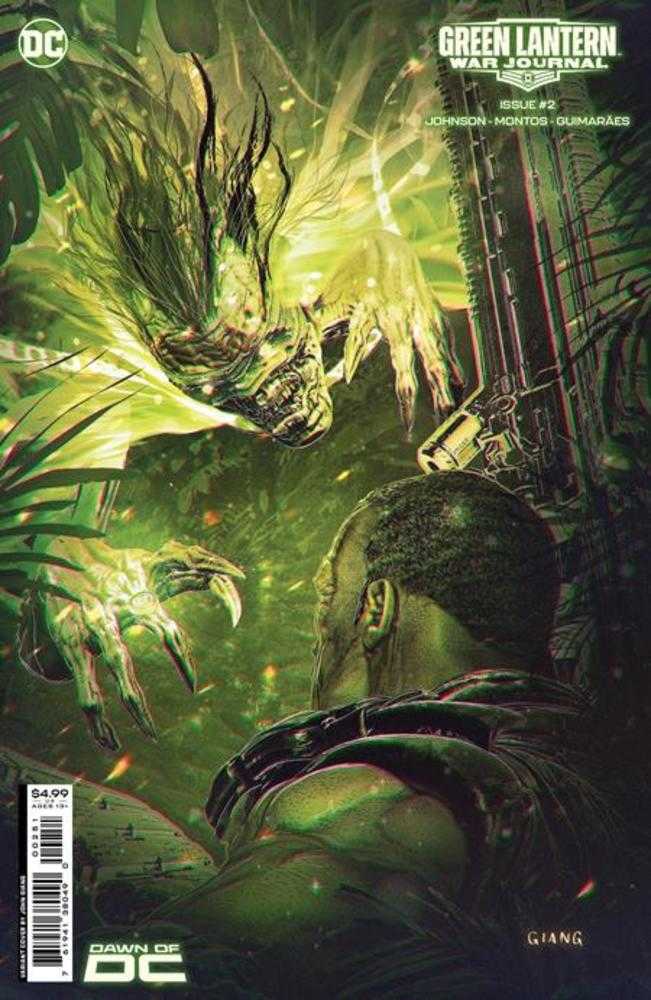 Green Lantern War Journal #2 Cover C John Giang Card Stock Variant | Odin's Place