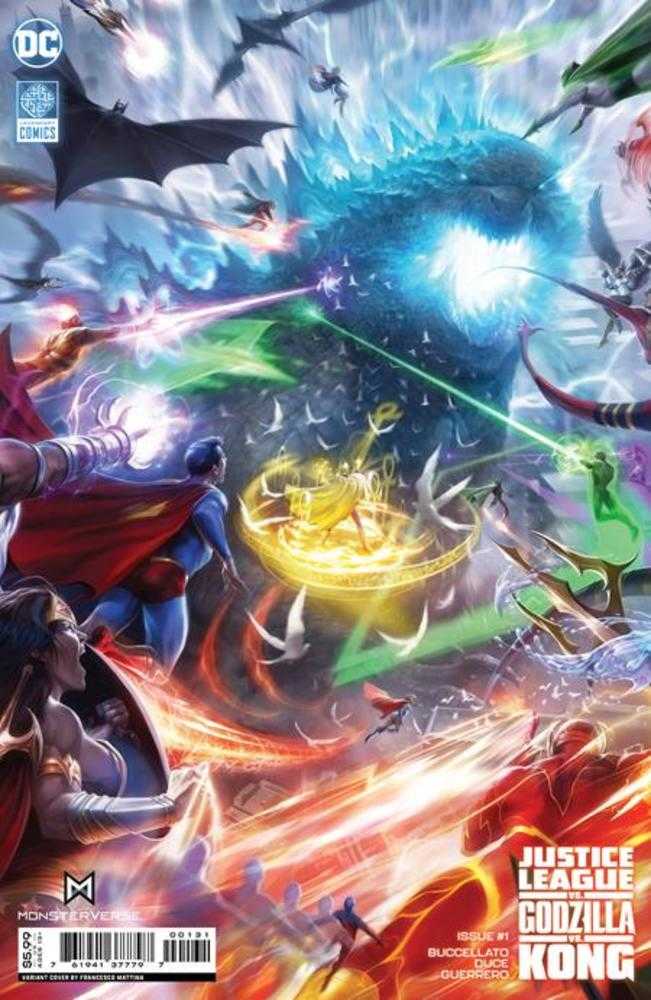 Justice League vs Godzilla vs Kong #1 (Of 7) Cover C Francesco Mattina Card Stock Variant | Odin's Place