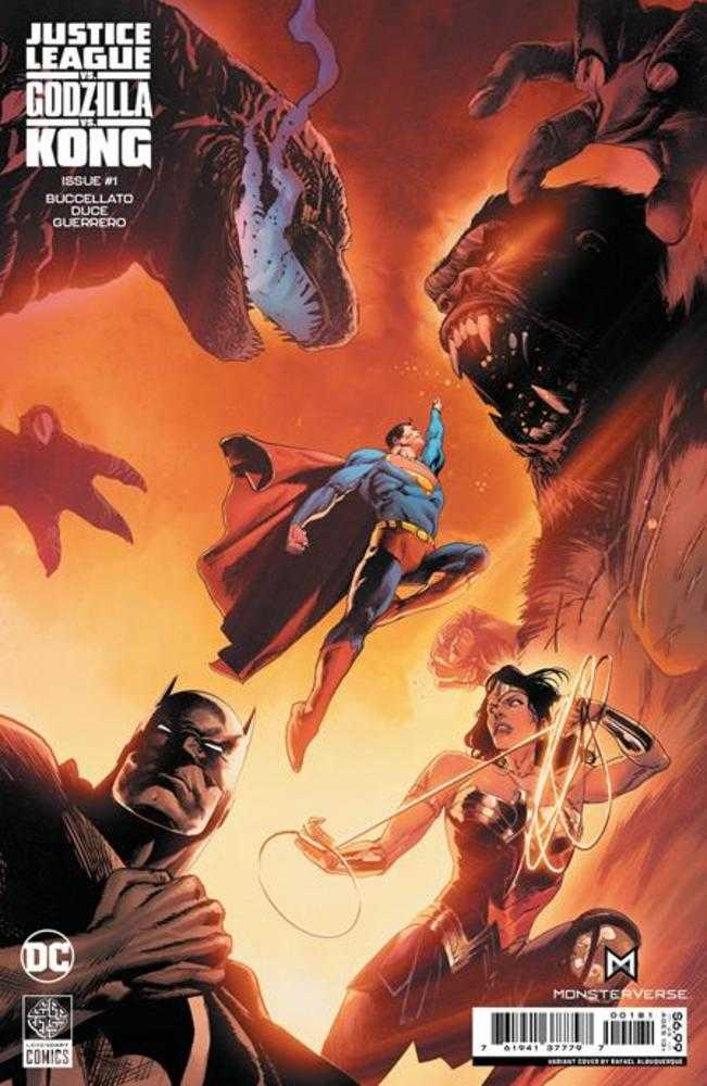 Justice League vs Godzilla vs Kong #1 (Of 7) Cover E Rafael Albuquerque Foil Variant | Odin's Place
