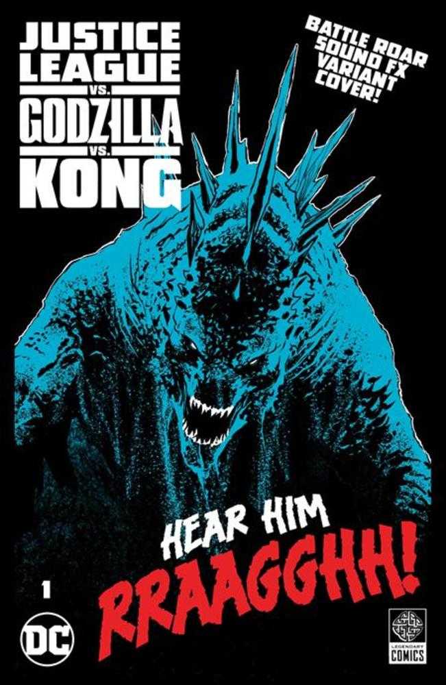 Justice League vs Godzilla vs Kong #1 (Of 7) Cover F Christian Duce Godzilla Roar Sound Fx Gatefold Variant Allocations May Occur | Odin's Place