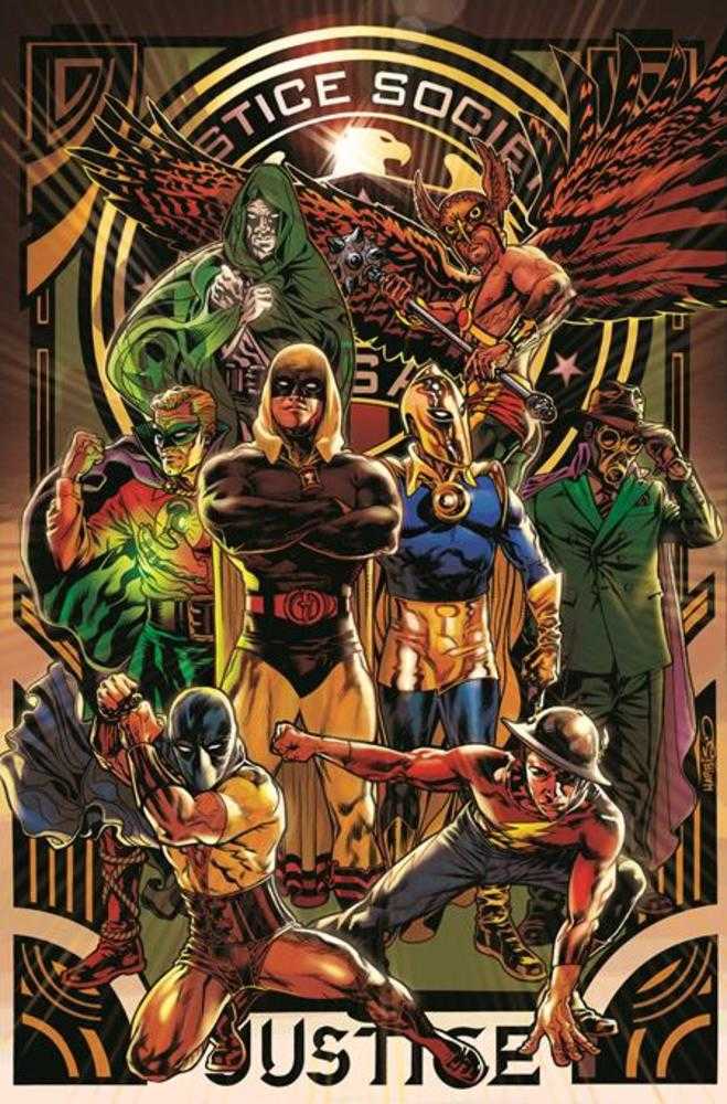 Justice Society Of America #8 (Of 12) Cover B Tony Harris Card Stock Variant | Odin's Place