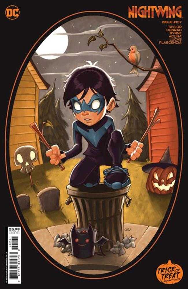 Nightwing #107 Cover F Chrissie Zullo Trick Or Treat Card Stock Variant | Odin's Place