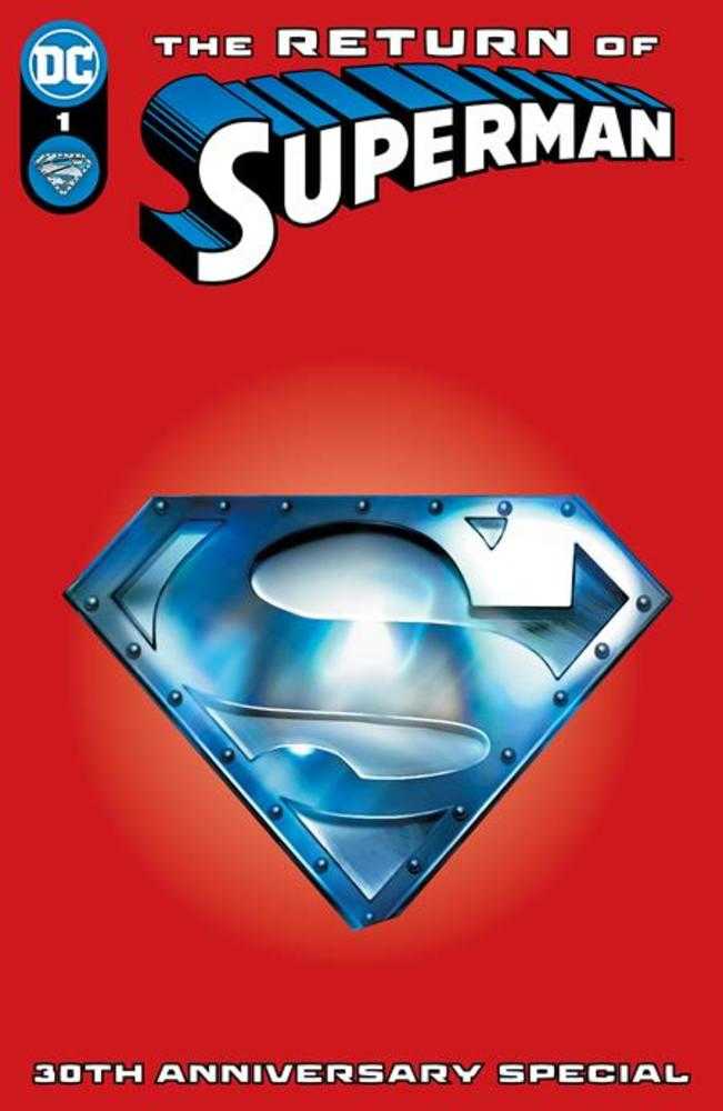 Return Of Superman 30th Anniversary Special #1 (One Shot) Cover C Dave Wilkins Steel Die-Cut Variant | Odin's Place