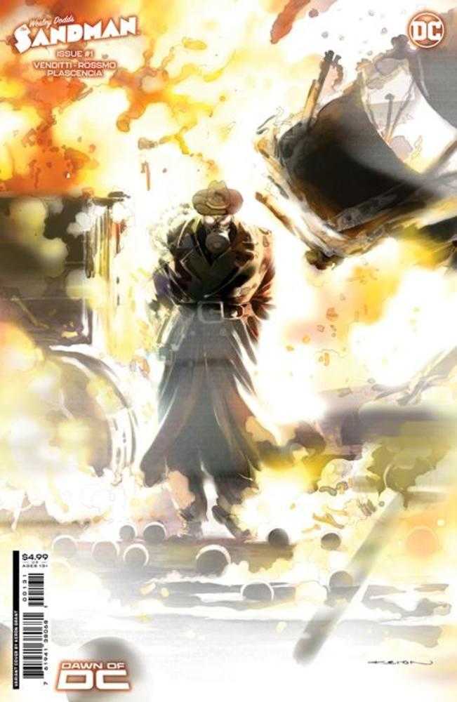 Wesley Dodds The Sandman #1 (Of 6) Cover C Keron Grant Card Stock Variant | Odin's Place