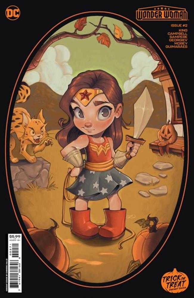 Wonder Woman #2 Cover G Chrissie Zullo Trick Or Treat Card Stock Variant | Odin's Place